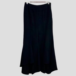 Anthropologie Dress PantsBlack Crepe Super Flare Trousers